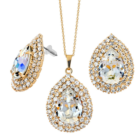 Komplektas "Jasmīns" su Swarovski™ kristalais